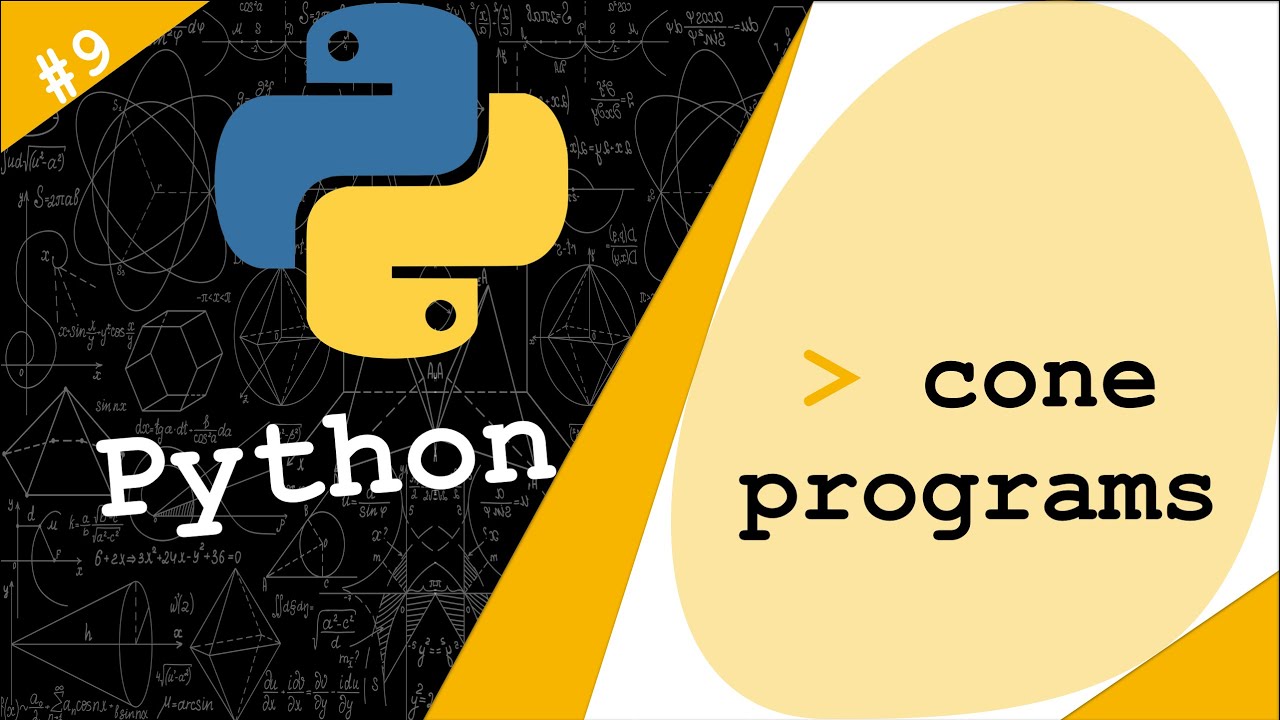 Cone Programming on CVXOPT in Python | Package for Convex Optimization | Python # 9