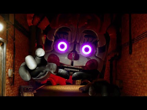 DJ CIRCUS BABY IS CRAWLING AFTER ME IN THE TUNNELS.. - FNAF Security Breach Mods