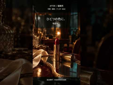 素材を活かす縦型ショート動画を編集します イメージ1