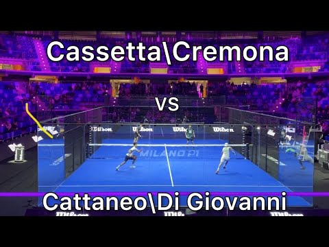Cassetta\Cremona vs Cattaneo\Di Giovanni 6-3 6-3 - 1st Round Premier Milano 2022