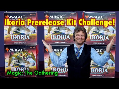 The Biggest Ikoria Battle! A Prerelease Kit Challenge vs Core Set 2021 New Magic The Gathering Cards