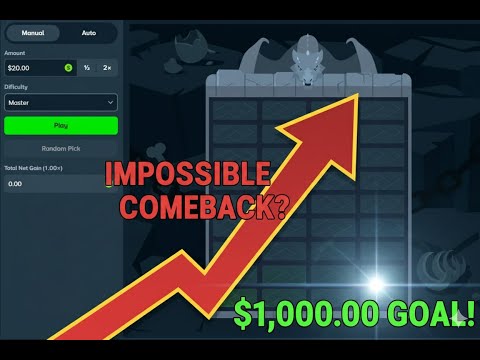 $20 to $1,000: CONQUERING THE DRAGON TOWER! 🐉