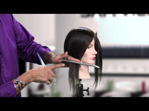 How to cut an asymmetrical bob without cutting a...