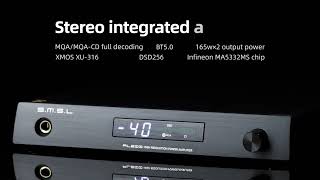 Video thumbnail for SMSL AL200 Intergrated Amplifier 165W*2 MA5332MS support MQA-CD DSD256 Introduction Video by HiFi-express