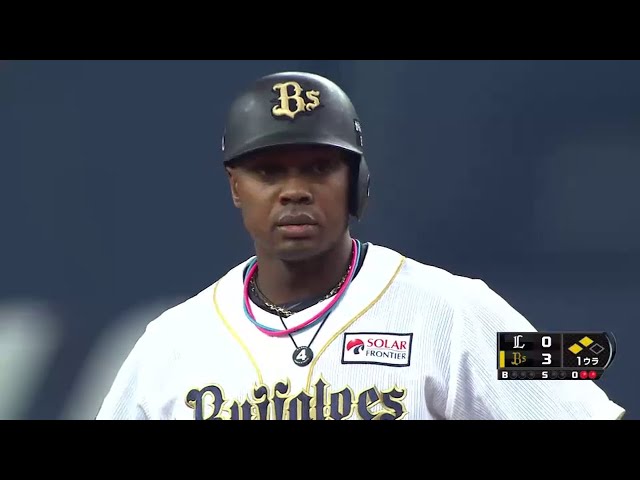 【1回裏】バファローズ・ヘルマン 満塁のチャンスでタイムリー2塁打!! 2014/9/26 Bs-L