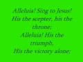 Alleluia! Sing to Jesus! (Hyfrydol) W. Lyrics