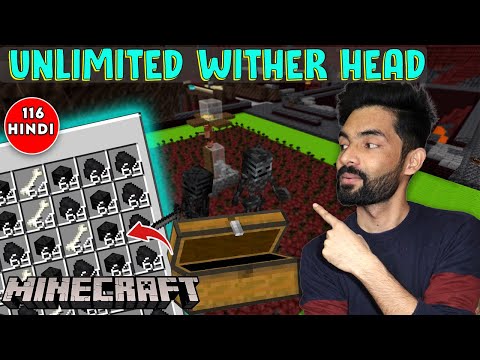 Unlimited Wither Skeleton Heads - Minecraft Survival Gameplay #116