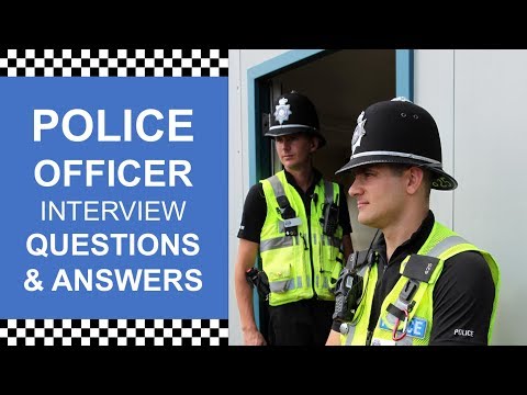 警察官インタビューの質問 - 「なぜ警察官になりたいのですか？ベストアンサー (POLICE OFFICER INTERVIEW QUESTION - "Why Do You Want To Become A Police Officer? BEST Answer!)