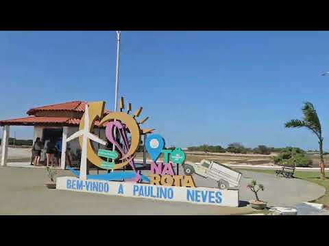 CHEGANDO EM PAULINO NEVES MARANHÃO  E OS PEQUENOS LENÇOES MARANHESES. 