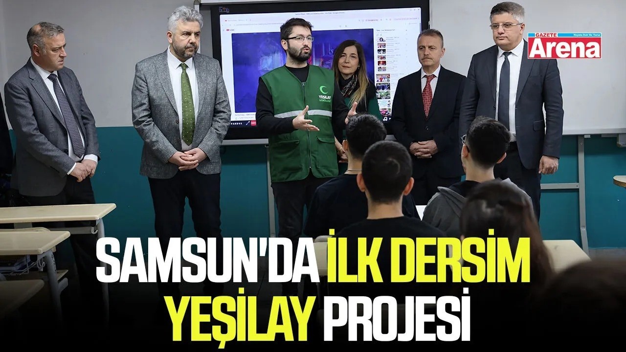 Samsun'da İlk Dersim Yeşilay projesi