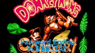 NES Pirate Game Password Ending - Donkey Kong Country 4 in 5&quot;66 (TAS)