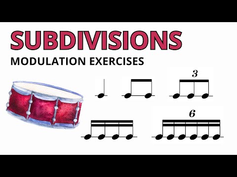Get Your Subdivision Modulation Butter Smooth With These Exercises 🥁🎶