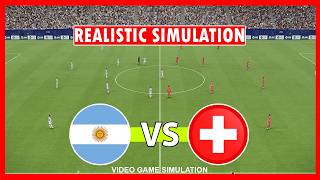Argentina vs Switzerland | World Cup 2026 - Quarterfinals | eFootball PES 2021 Simulation