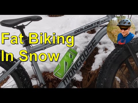 Snowy ASMR Fat Bike Ride With Mongoose Dolomite ALX