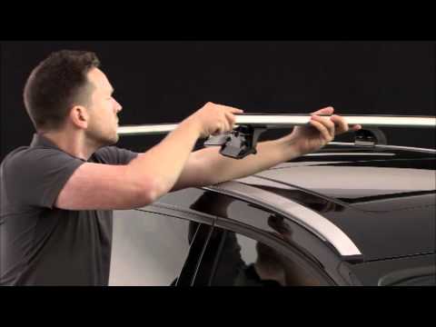 Thule 753 Rapid System with flush rail kit Video Demonstration | roofracks.co.uk