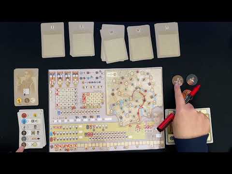 Joan of Arc: Orleans Draw and Write Solo Playthrough | DaniCha