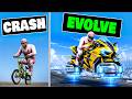 Every Time I Crash, My Bike EVOLVES in GTA 5