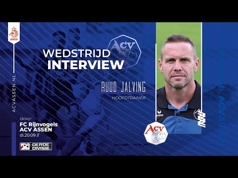 Interview Ruud Jalving na afloop FC Rijnvogels - ACV