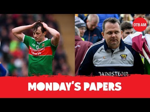 Davy's hot temper | Mayo's bounce-back-ability | Paddy Holohan elected | Monday's Papers