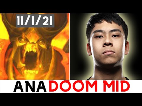 Ana Playing "DOOM" Mid! With Forev and Friends! Same TEAM VS Same Enemy! | DOTA 2 MICRO