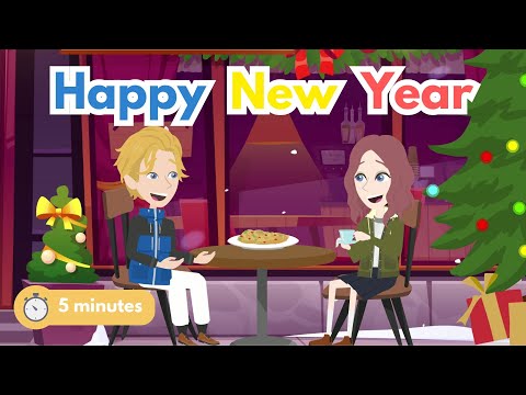 5-Minute English Conversation Practice: Merry Christmas and Happy New Year! (Resolutions)