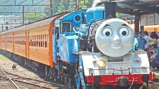 preview picture of video '「きかんしゃトーマス」が来た！大井川鉄道,千頭駅。Thomas and Friends'