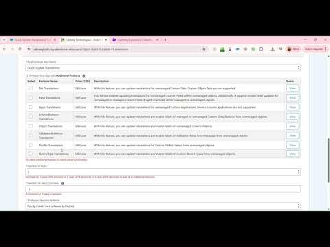 Pricing Details Demo