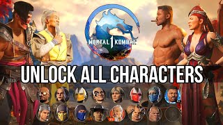 Mortal Kombat 1 - How to Unlock All Characters (Shang Tsung, Mitaro, Havik, Shujinko etc.)