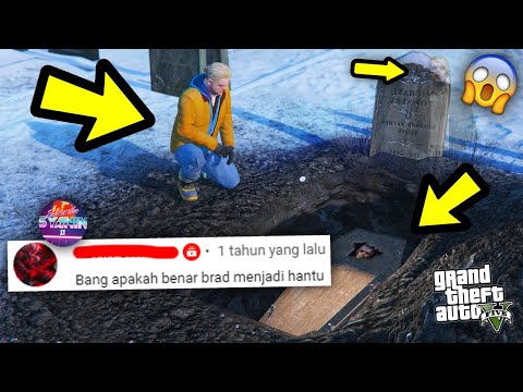 EKSPERIMEN Hidupin HANTU & MAYAT Brad GTA 5 NO HOAX - Misteri Rahasia Easter Egg Ghost Brad GTA V