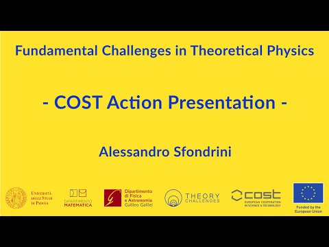 Alessandro Sfondrini - COST Action Presentation