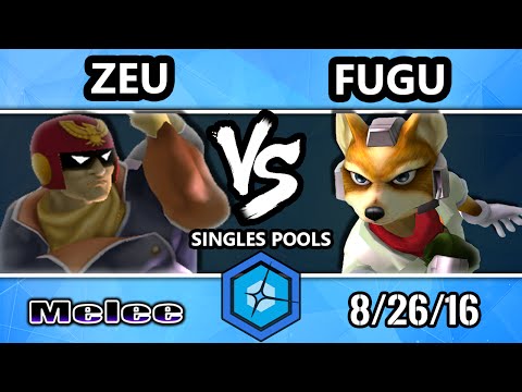Shine 2016 SSBM - Zeo (Captain Falcon) Vs. Fugu (Fox, Falco) Melee Singles