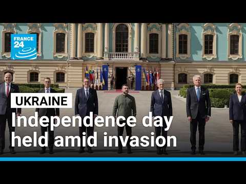 European leaders rally in Kyiv to celebrate Ukraine's Independence Day