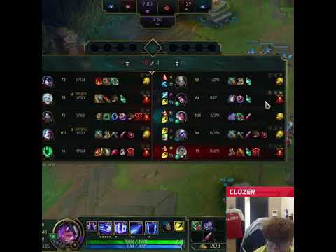 T1 Clozer Irelia Vs Akali #shorts