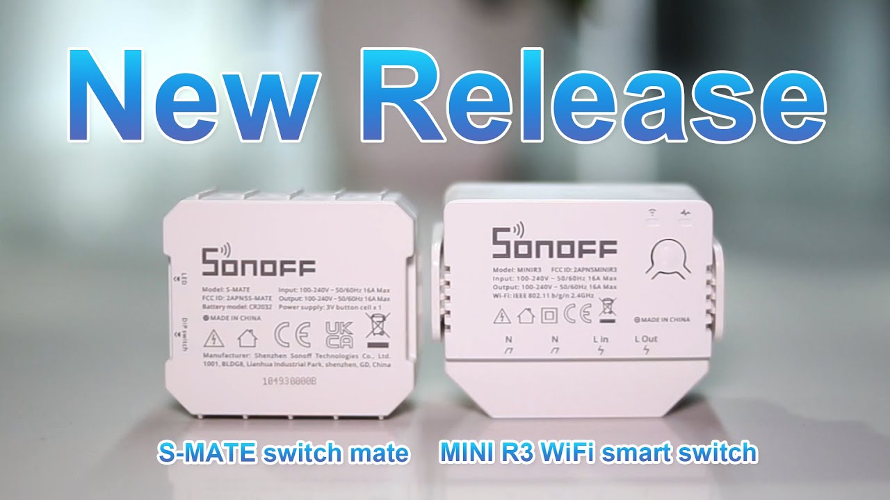 SONOFF Actionneur de commutation Wi-Fi MINIR3, simple, 230 V 16 A Blanc
