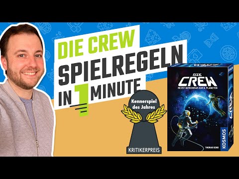 Die Crew (Kennerspiel des Jahres 2020) - Spielregeln in nur 1Minute!