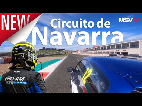 NEW LAYOUT at Circuito de Navarra! First Laps at Full Throttle!