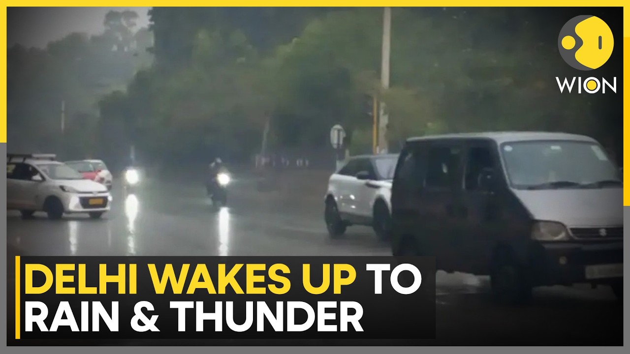 IMD Issues Orange Alert as Thunderstorms Sweep Across Delhi NCR | WION News