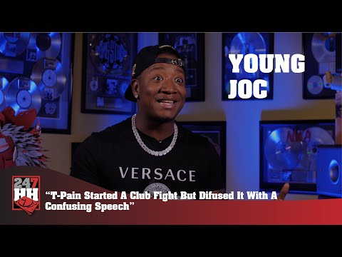 Yung Joc - T-Pain Started A Club Fight But Defused It With A Confusing Speech (247HH WTS)