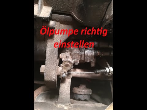 Ölpumpe RICHTIG einstellen! - Peugeot SV 50 / Hercules SR 50