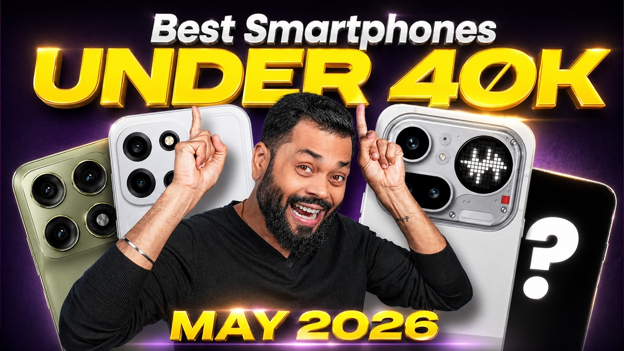 Top 5 Best Smartphones Under ₹40000 Budget ⚡ May 2026