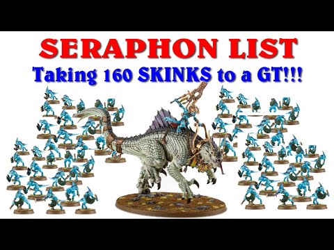 CHECK OUT THIS LIST - 160 Skinks, 200 wounds, and a Troglodon!