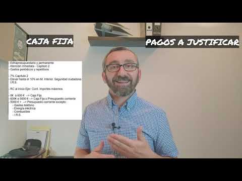 Law 47/2003 General Budget - Part 11 - Fixed cash and Payments to be justified.