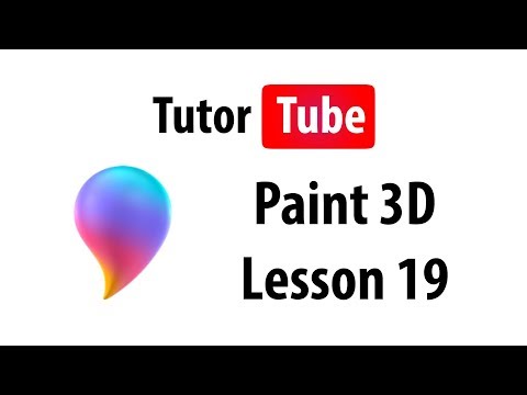 Paint 3D Tutorial Lesson 1 Interface