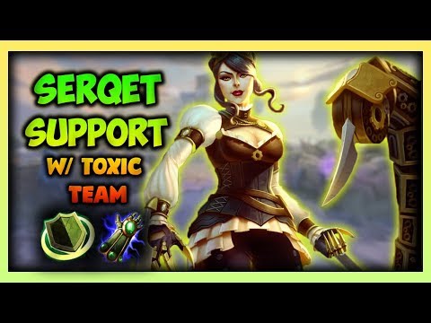 Support Made Fun - Serqet Support - Smite Conquest