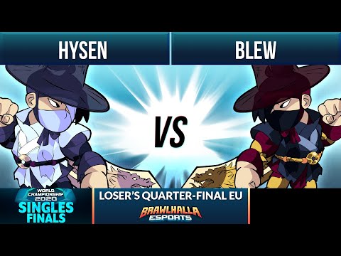 Hysen vs Blew - Loser's Quarter-Final - Brawlhalla World Championship 2020 - 1v1 EU
