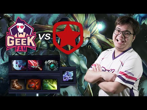 Raven "Naga Siren" Geek Fam vs Gambit Game 2 WePlay! Bukovel Minor 2020 | Dota 2
