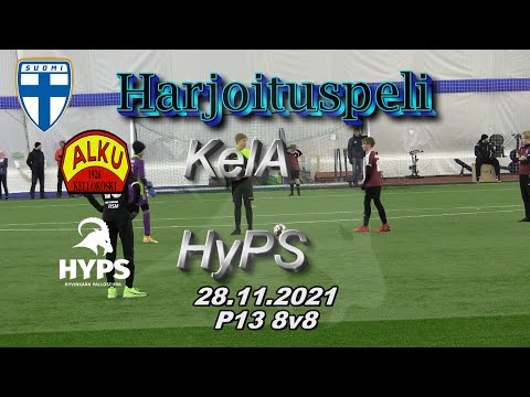 Harjoituspeli P13  KelA -  HyPS  28.11.2021