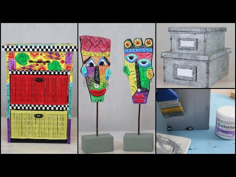 ManosalaObraTv 2019 Programa 37 - Imitacion Galvanizado - Mascaras Africanas - Masa Talla