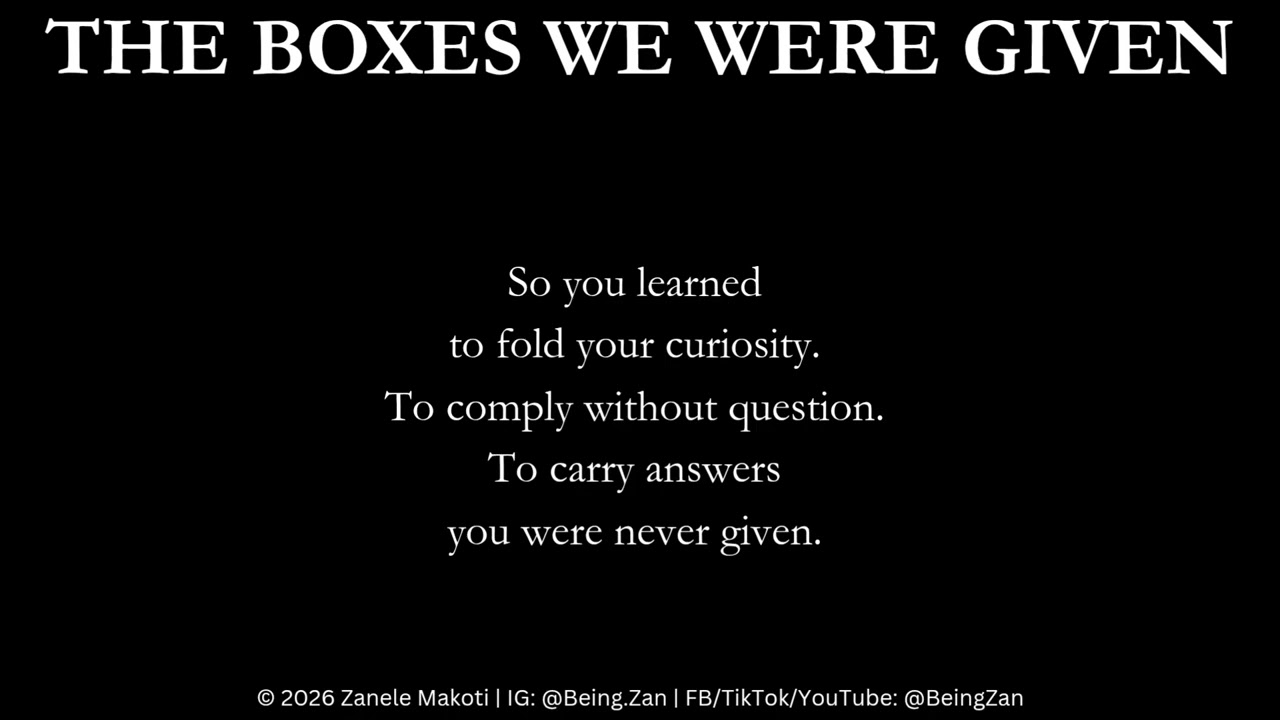 The Boxes We Were Given