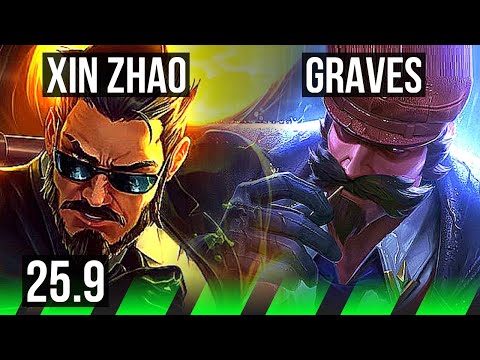 XIN ZHAO vs GRAVES (JGL) | 7/0/2, Godlike | VN Challenger | 25.9
